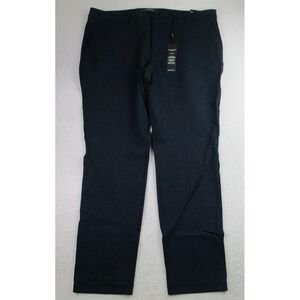 NWT Liverpool Pants Mens Size 42X34 Trouser Navy Blue Nylon Blend‎ Performance